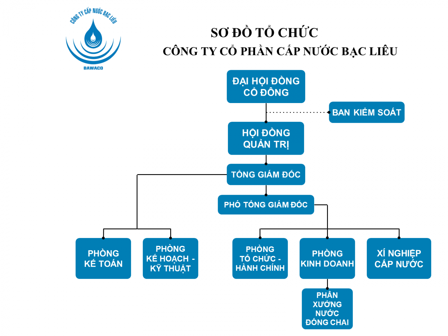 Sơ đồ tổ chức c&ocirc;ng ty